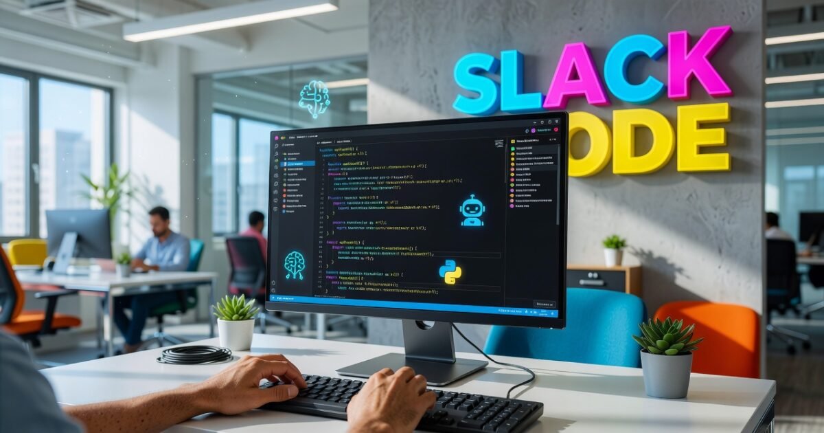 Development team collaborating with AI coding agents in Slack channels