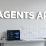 Developer using OpenAI Agents API to build AI agents with session management